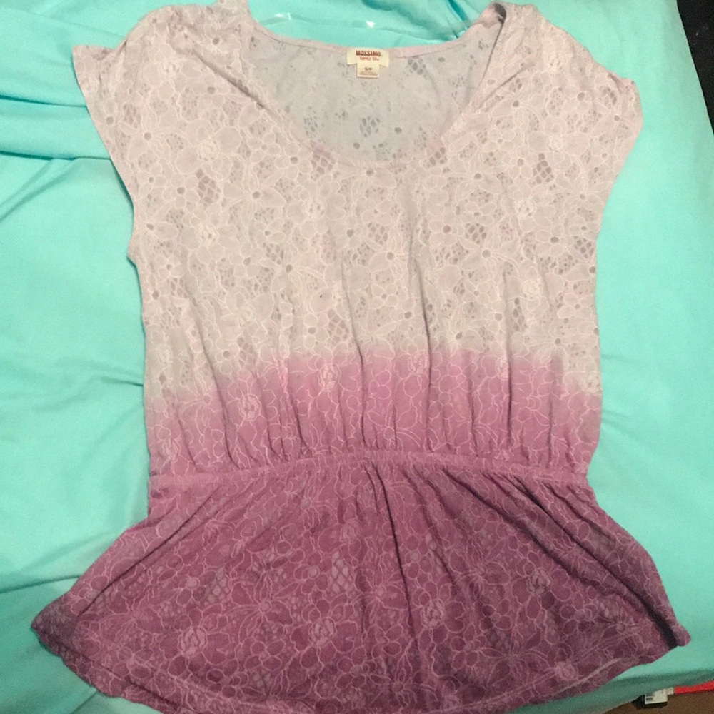 Flower ombré shirt